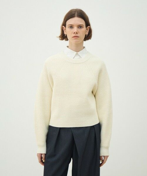 TOMORROWLAND / トゥモローランド ニット・セーター | ハイブリットコットン クルーネックプルオーバー | 詳細2