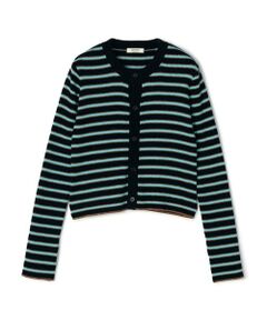 TOMORROWLAND / トゥモローランド カーディガン・ボレロ | コットンリブ クルーネックカーディガン