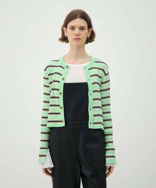 TOMORROWLAND / トゥモローランド カーディガン・ボレロ | コットンリブ クルーネックカーディガン | 詳細2