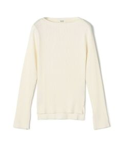 TOMORROWLAND / トゥモローランド ニット・セーター | コットンリブ ボートネックプルオーバー