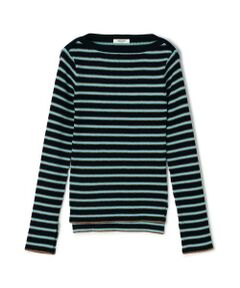 TOMORROWLAND / トゥモローランド ニット・セーター | コットンリブ ボートネックプルオーバー