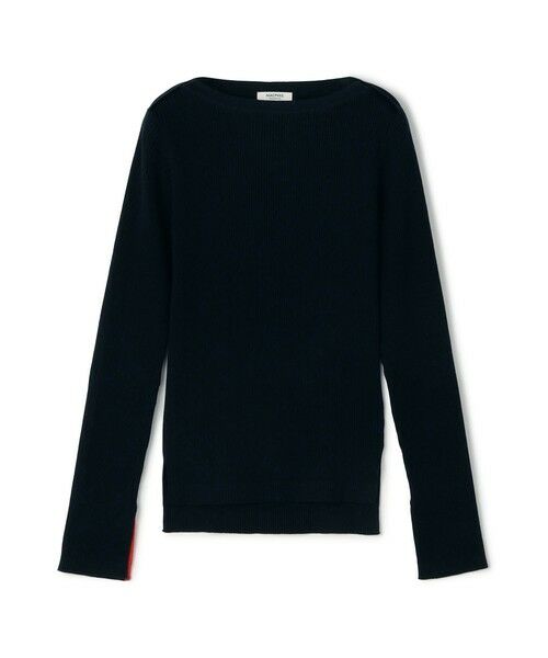 TOMORROWLAND / トゥモローランド ニット・セーター | コットンリブ ボートネックプルオーバー（69 ネイビー）