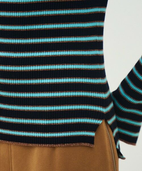 TOMORROWLAND / トゥモローランド ニット・セーター | コットンリブ ボートネックプルオーバー | 詳細8