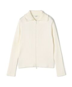 TOMORROWLAND / トゥモローランド カーディガン・ボレロ | コットンリブ ジップアップカーディガン
