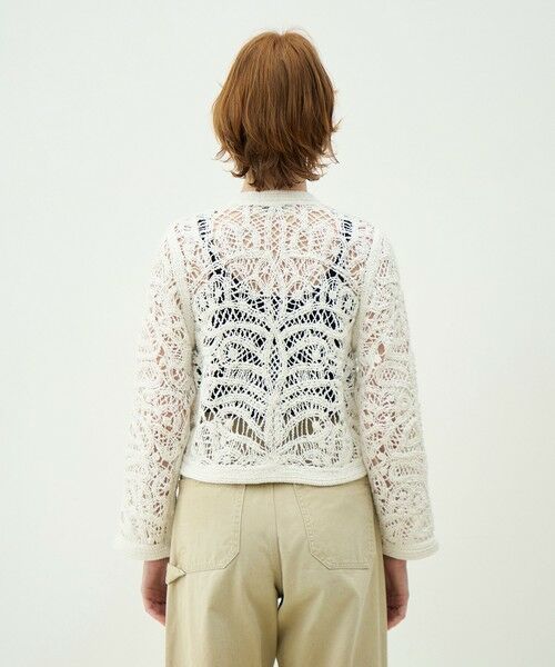 TOMORROWLAND / トゥモローランド ノーカラージャケット | 【WEB先行予約】コットンエンブロイダリー クルーネックジャケット | 詳細5