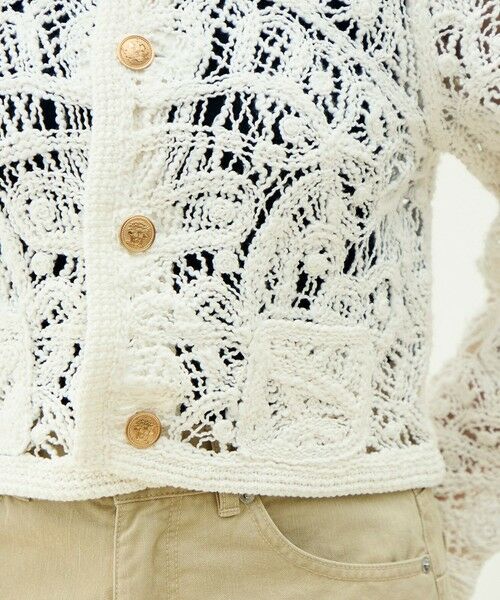 TOMORROWLAND / トゥモローランド ノーカラージャケット | 【WEB先行予約】コットンエンブロイダリー クルーネックジャケット | 詳細9