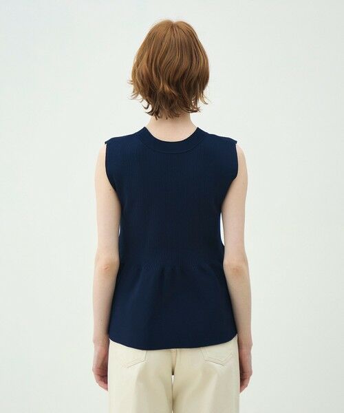 TOMORROWLAND / トゥモローランド ベスト | 【WEB先行予約】フォームニット ペプラムベスト | 詳細4