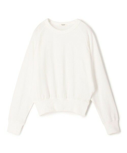 TOMORROWLAND / トゥモローランド スウェット | コットンテリー クルーネックプルオーバー（11 ホワイト）