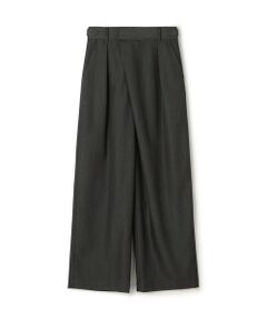 TOMORROWLAND / トゥモローランド スラックス・ドレスパンツ | ポリエステルウールドスキン アシンメトリーパンツ