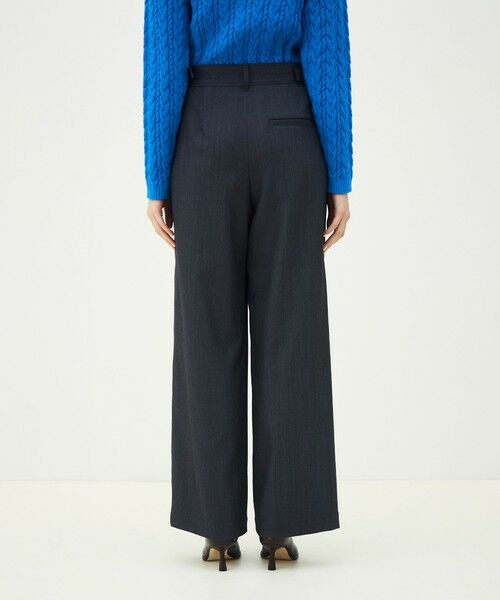 TOMORROWLAND / トゥモローランド スラックス・ドレスパンツ | ポリエステルウールドスキン アシンメトリーパンツ | 詳細4