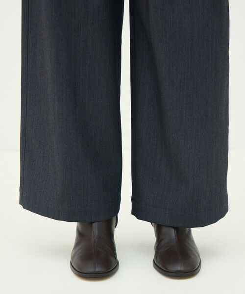 TOMORROWLAND / トゥモローランド スラックス・ドレスパンツ | ポリエステルウールドスキン アシンメトリーパンツ | 詳細9