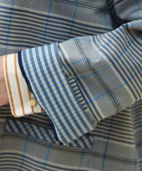 TOMORROWLAND / トゥモローランド ステンカラーコート | 【WEB先行予約】トゥーサイドチェック ステンカラーショートコート | 詳細10