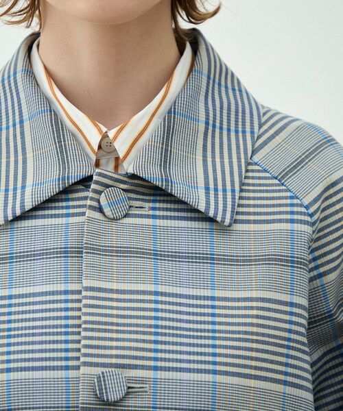 TOMORROWLAND / トゥモローランド ステンカラーコート | 【WEB先行予約】トゥーサイドチェック ステンカラーショートコート | 詳細7