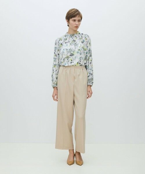 TOMORROWLAND / トゥモローランド シャツ・ブラウス | オーキッドフラワープリント ネックギャザーブラウス | 詳細1