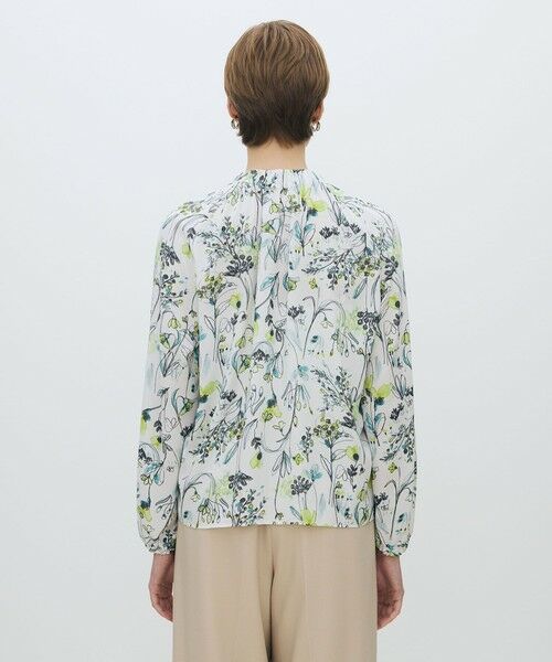 TOMORROWLAND / トゥモローランド シャツ・ブラウス | オーキッドフラワープリント ネックギャザーブラウス | 詳細5