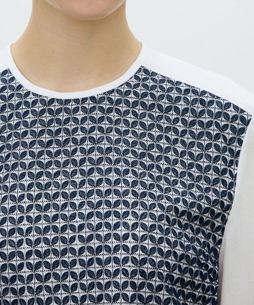 TOMORROWLAND / トゥモローランド シャツ・ブラウス | リーフエンブロイダリー コンビプルオーバーブラウス | 詳細5