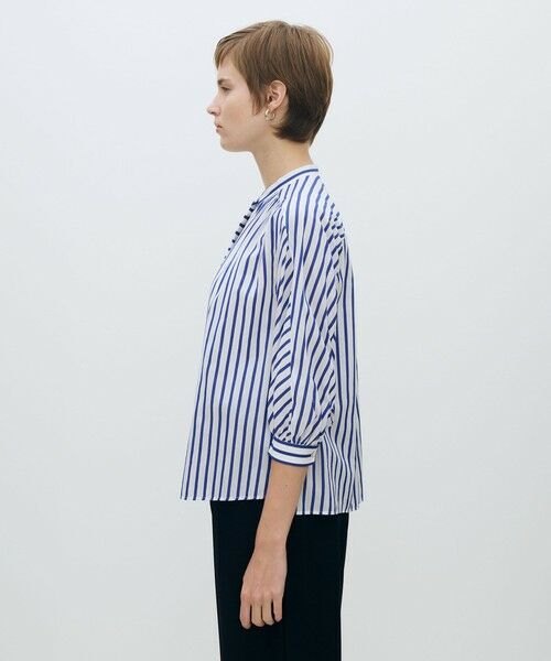 TOMORROWLAND / トゥモローランド シャツ・ブラウス | トラックストライプ ギャザーブラウス | 詳細3