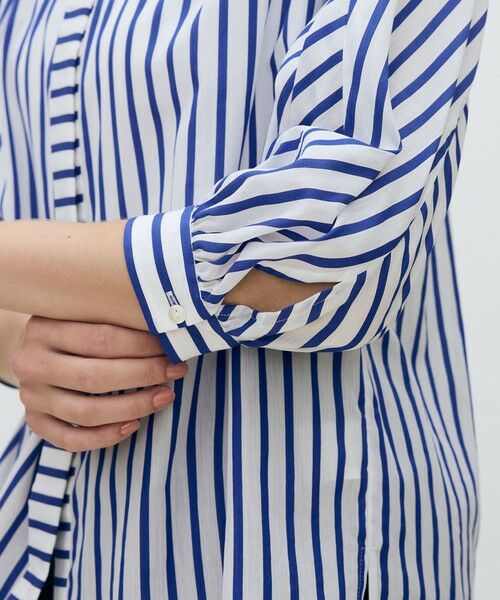 TOMORROWLAND / トゥモローランド シャツ・ブラウス | トラックストライプ ギャザーブラウス | 詳細6