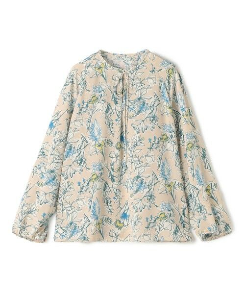 TOMORROWLAND / トゥモローランド シャツ・ブラウス | コックスコブフラワープリント ループリボンブラウス（34 ピンク系）