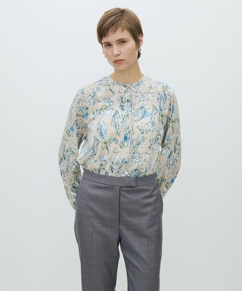 TOMORROWLAND / トゥモローランド シャツ・ブラウス | コックスコブフラワープリント ループリボンブラウス | 詳細10