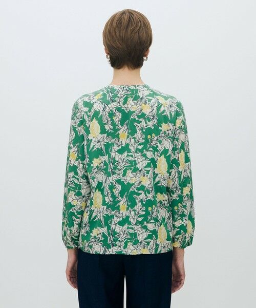 TOMORROWLAND / トゥモローランド シャツ・ブラウス | コックスコブフラワープリント ループリボンブラウス | 詳細4