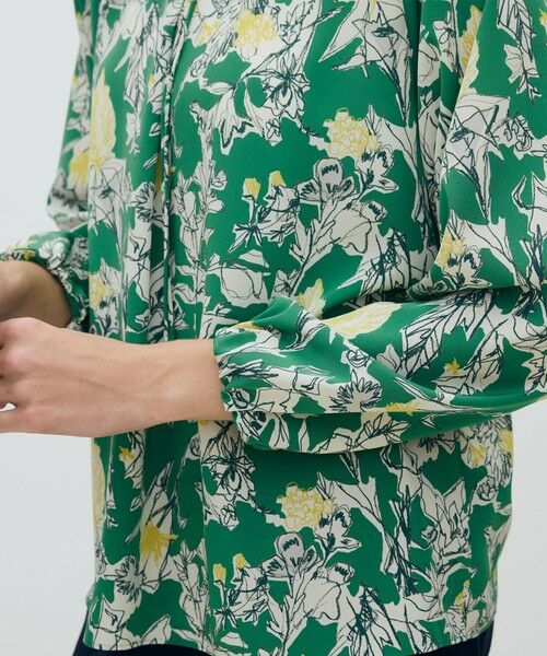 TOMORROWLAND / トゥモローランド シャツ・ブラウス | コックスコブフラワープリント ループリボンブラウス | 詳細6