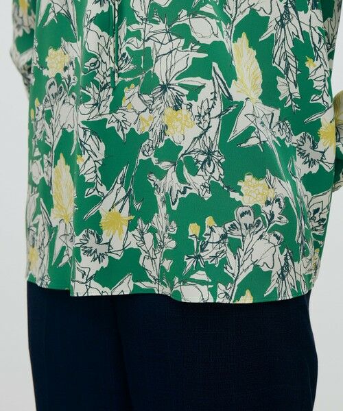 TOMORROWLAND / トゥモローランド シャツ・ブラウス | コックスコブフラワープリント ループリボンブラウス | 詳細7