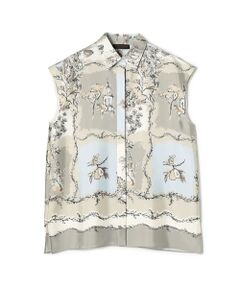 TOMORROWLAND / トゥモローランド シャツ・ブラウス | 【WEB先行予約】ローマプリント フレンチスリーブブラウス