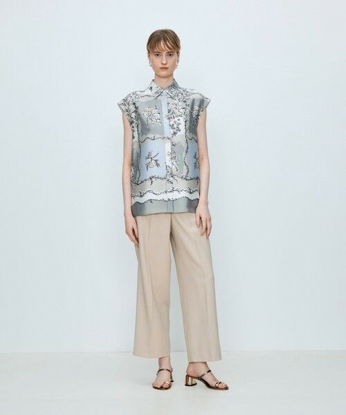 TOMORROWLAND / トゥモローランド シャツ・ブラウス | 【WEB先行予約】ローマプリント フレンチスリーブブラウス | 詳細1