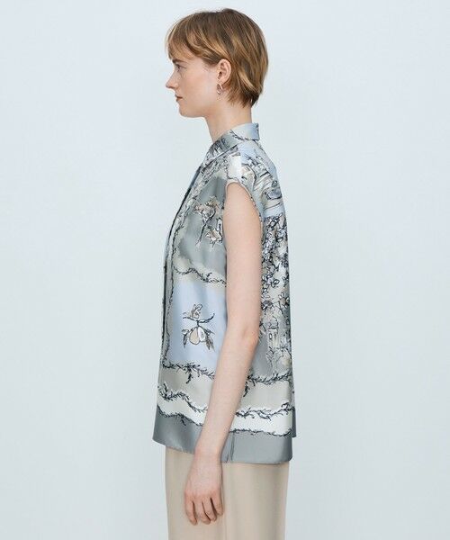 TOMORROWLAND / トゥモローランド シャツ・ブラウス | 【WEB先行予約】ローマプリント フレンチスリーブブラウス | 詳細3