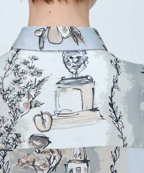 TOMORROWLAND / トゥモローランド シャツ・ブラウス | 【WEB先行予約】ローマプリント フレンチスリーブブラウス | 詳細6