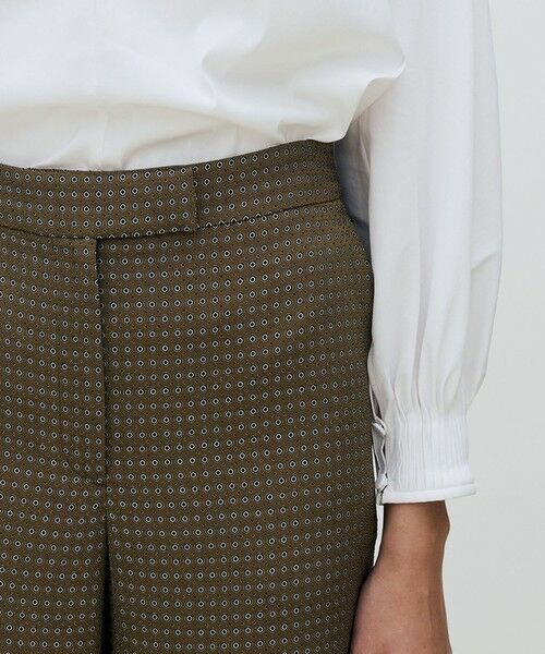 TOMORROWLAND / トゥモローランド その他パンツ | ドットジャカード セミワイドパンツ | 詳細5