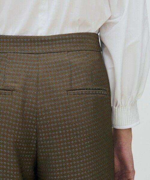 TOMORROWLAND / トゥモローランド その他パンツ | ドットジャカード セミワイドパンツ | 詳細6