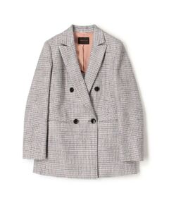 TOMORROWLAND / トゥモローランド テーラードジャケット | ラメツイード ダブルブレストジャケット