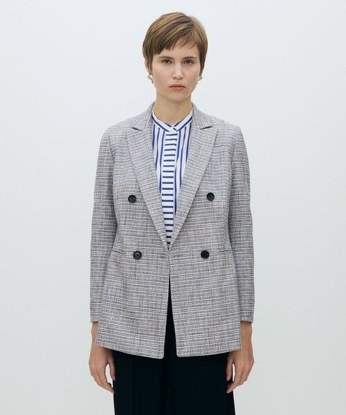 TOMORROWLAND / トゥモローランド テーラードジャケット | ラメツイード ダブルブレストジャケット | 詳細2