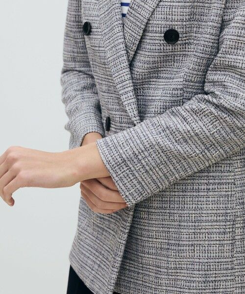 TOMORROWLAND / トゥモローランド テーラードジャケット | ラメツイード ダブルブレストジャケット | 詳細7