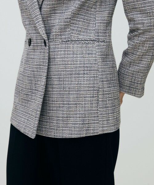 TOMORROWLAND / トゥモローランド テーラードジャケット | ラメツイード ダブルブレストジャケット | 詳細9