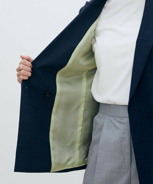 TOMORROWLAND / トゥモローランド テーラードジャケット | スクーロブルー ダブルブレストジャケット | 詳細5