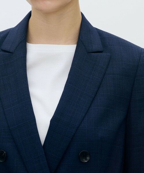 TOMORROWLAND / トゥモローランド テーラードジャケット | スクーロブルー ダブルブレストジャケット | 詳細6