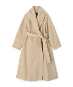 TOMORROWLAND / トゥモローランド その他アウター | スムースクロス ベルテッドガウンコート