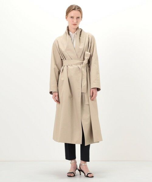 TOMORROWLAND / トゥモローランド その他アウター | スムースクロス ベルテッドガウンコート | 詳細2