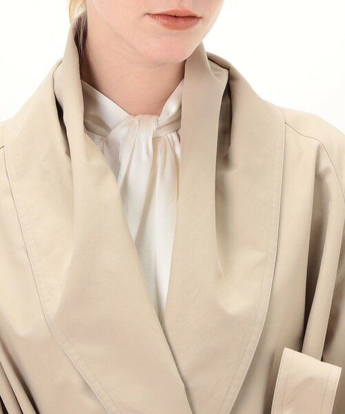 TOMORROWLAND / トゥモローランド その他アウター | スムースクロス ベルテッドガウンコート | 詳細6