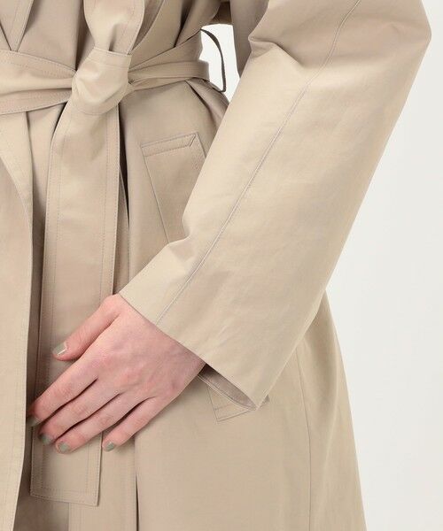 TOMORROWLAND / トゥモローランド その他アウター | スムースクロス ベルテッドガウンコート | 詳細8