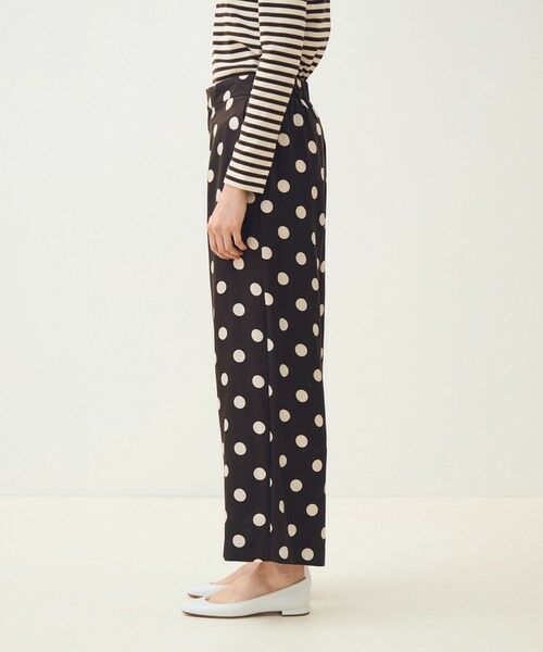 TOMORROWLAND / トゥモローランド その他パンツ | キュプラシルクドットプリント ストレートパンツ | 詳細3