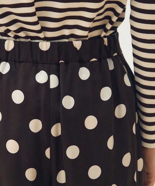 TOMORROWLAND / トゥモローランド その他パンツ | キュプラシルクドットプリント ストレートパンツ | 詳細6