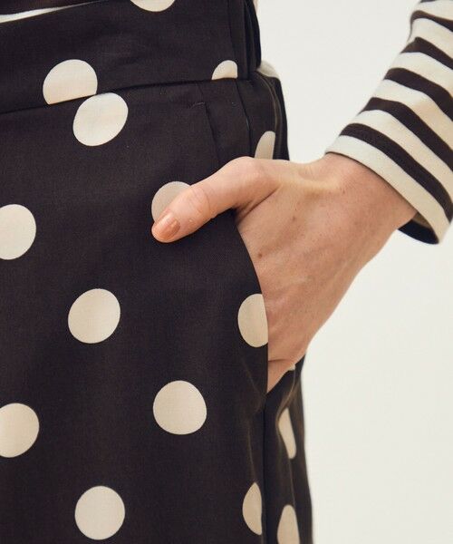 TOMORROWLAND / トゥモローランド その他パンツ | キュプラシルクドットプリント ストレートパンツ | 詳細7