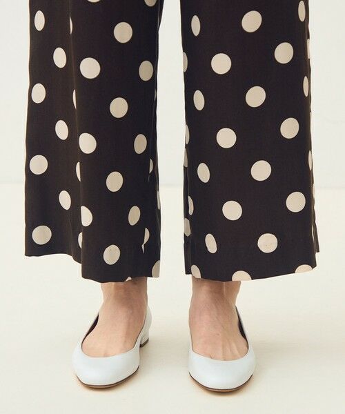 TOMORROWLAND / トゥモローランド その他パンツ | キュプラシルクドットプリント ストレートパンツ | 詳細8