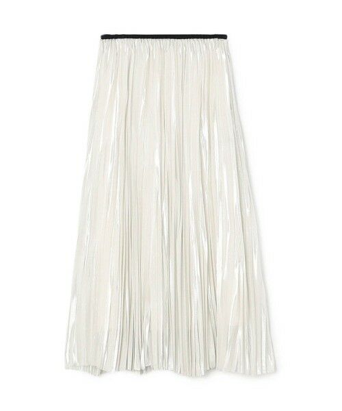 TOMORROWLAND / トゥモローランド ロング・マキシ丈スカート | 【WEB先行予約】シルバーオーガンジー スイングプリーツスカート（81 シルバー系）