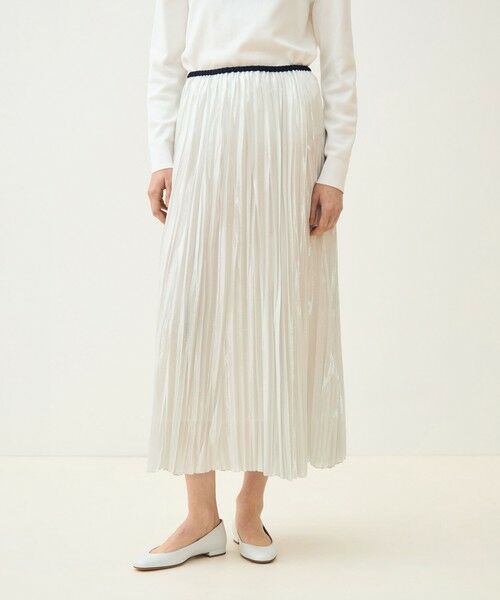 TOMORROWLAND / トゥモローランド ロング・マキシ丈スカート | 【WEB先行予約】シルバーオーガンジー スイングプリーツスカート | 詳細2