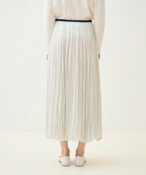 TOMORROWLAND / トゥモローランド ロング・マキシ丈スカート | 【WEB先行予約】シルバーオーガンジー スイングプリーツスカート | 詳細4